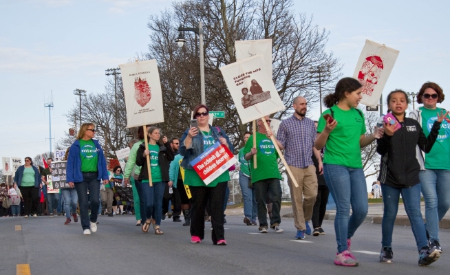 Teachers strike