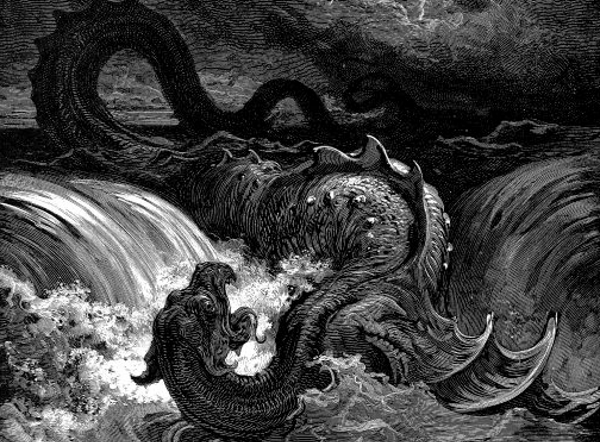 Destruction of Leviathan, Gustave Doré (1832-1883)