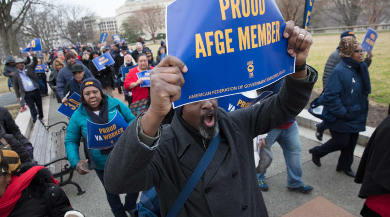 Protecting employees during two government shutdowns, Feb 2018/ Photocredit: AFGE